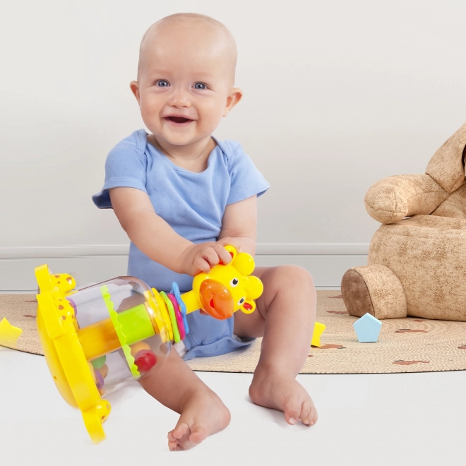 Bunte mechanische Giraffen-Spielzeug mit Kugeln