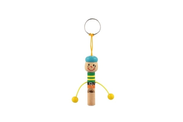 Holzpuppe Pfeife mit Schlaufe