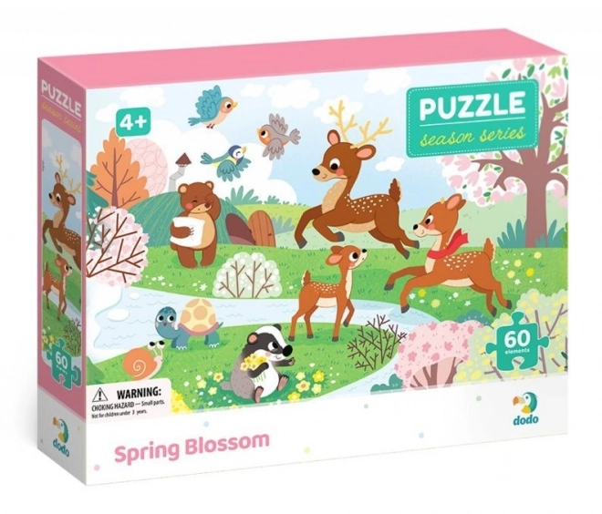 DODO Puzzle Jahreszeiten – Frühling in voller Blüte, 60 Teile