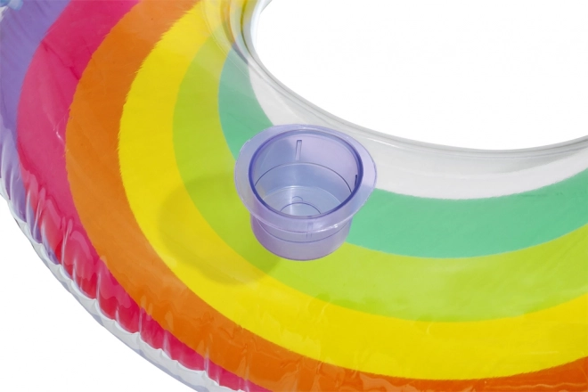 Aufblasbarer Schwimmring Regenbogen 107 cm
