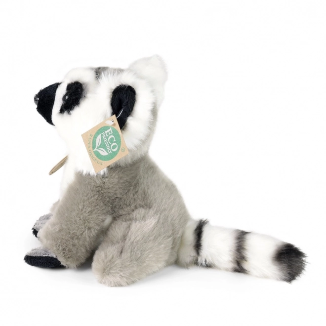Sitzender Plüschlemur 18 cm umweltfreundlich