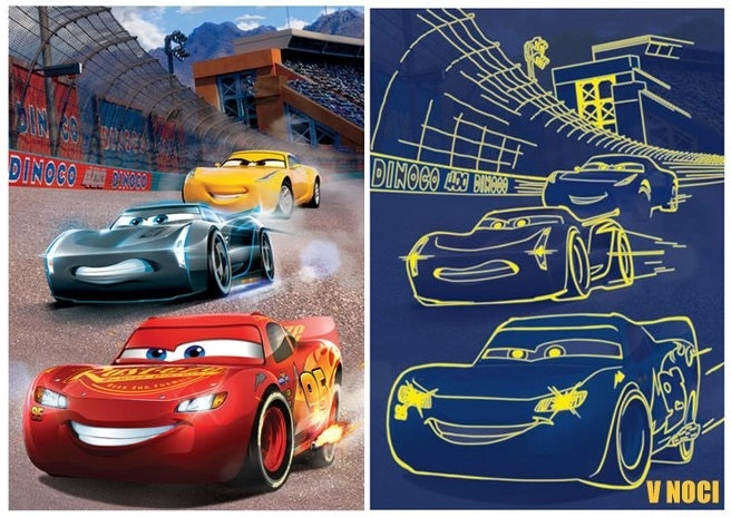 Leuchtendes Puzzle von DINO - CARS 3: Zielgerade XL 100 Teile