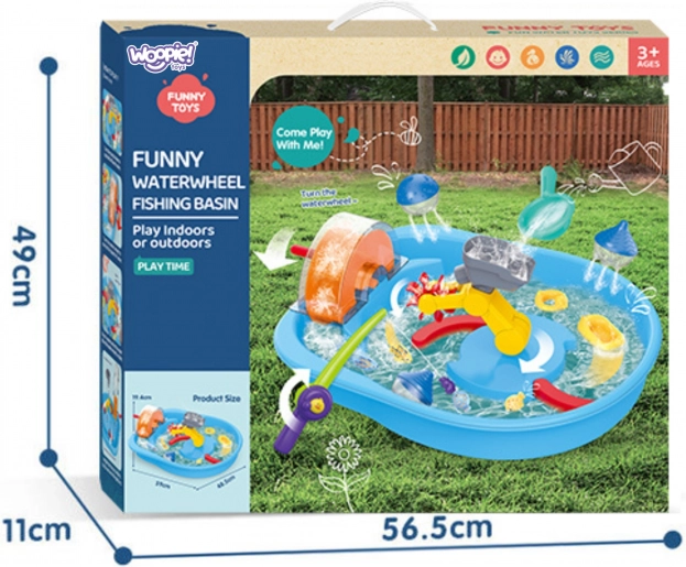 Wasserspielzeug Woopie mit Rad und Fischfang 2-in-1