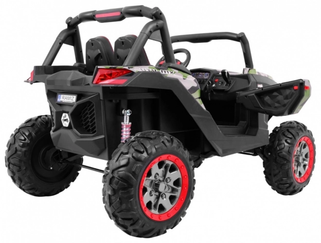 Kinderwagen SuperStar Moro + Antrieb 4x4 + Fernsteuerung + Gepäckraum + MP3 LED + Türschloss