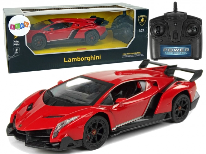 Ferngesteuertes Sportauto Lamborghini Veneno Rot