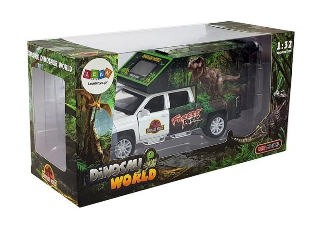 Weißer Dinosaurier Camper