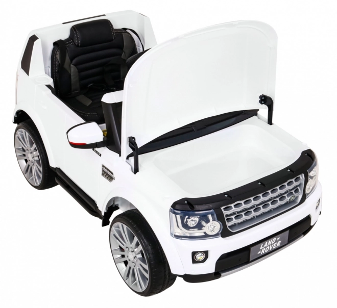 Land Rover Discovery Elektrisches Kinderauto weiß + Fernbedienung + EVA-Räder + langsamer Start + MP3 Radio