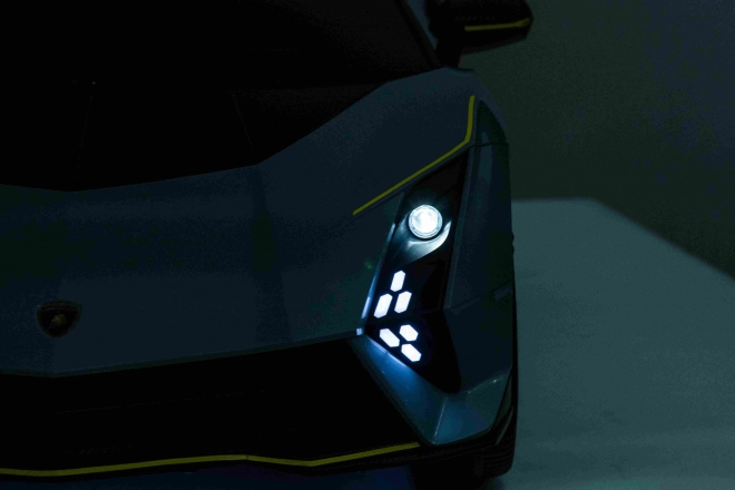 Baby-Elektroauto Lamborghini Invencible – grau