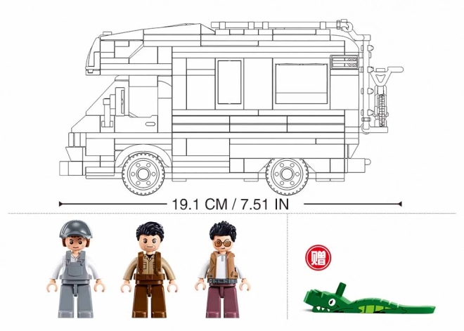 Sluban Wohnmobil TS-3 im Maßstab 1:35