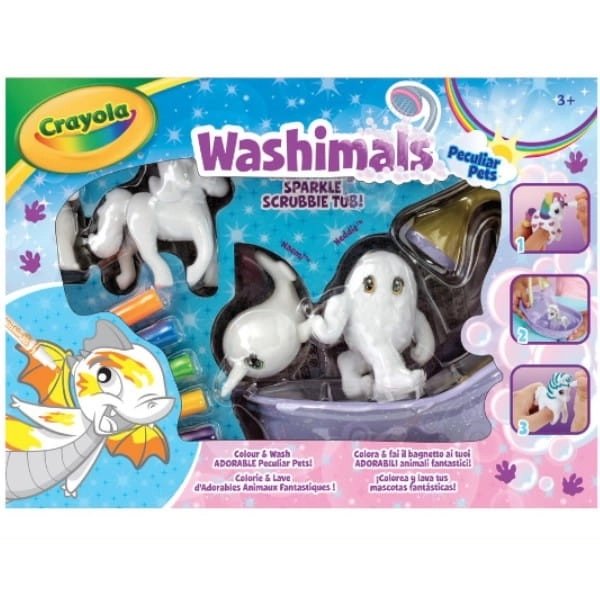 Kreativset Märchentierfiguren zum Ausmalen Washimals