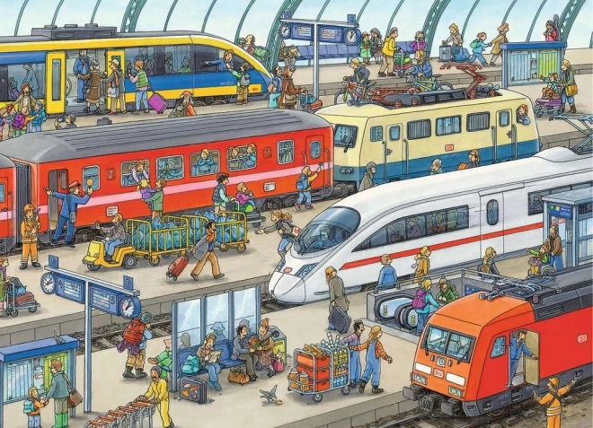 Ravensburger Puzzle Eisenbahnstation 60 Teile