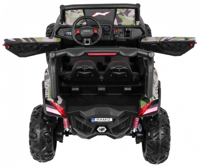 Kinderwagen SuperStar Moro + Antrieb 4x4 + Fernsteuerung + Gepäckraum + MP3 LED + Türschloss