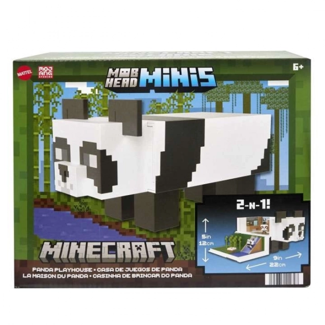 Minecraft Spielset Panda-Haus mit 2 Figuren