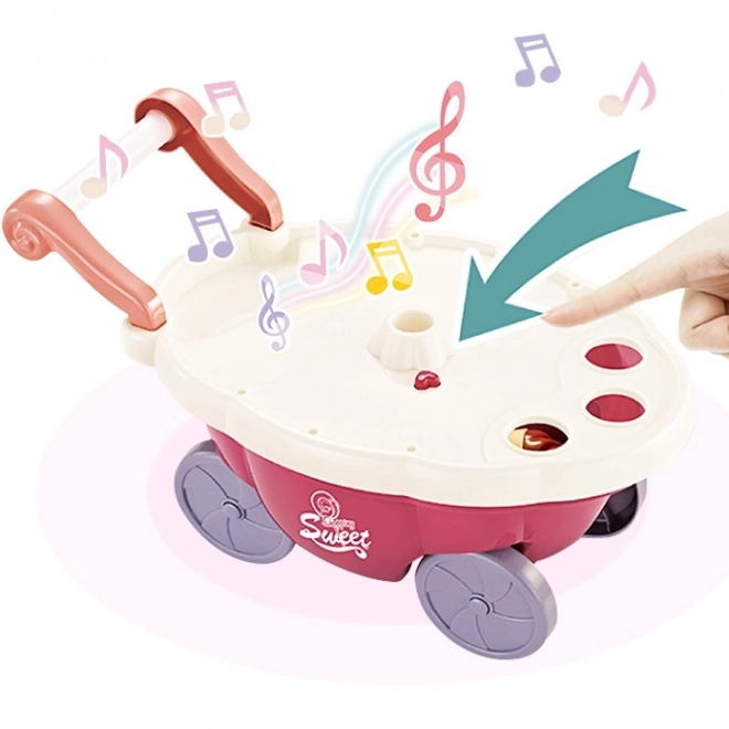 Woopie Wagen mit Eiscreme und Süßigkeiten mit Melodie und Lichtern