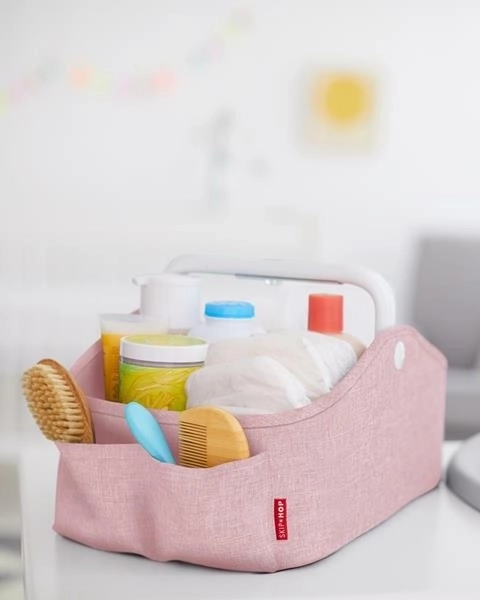 Reiseorganizer mit Lampe Heather Pink