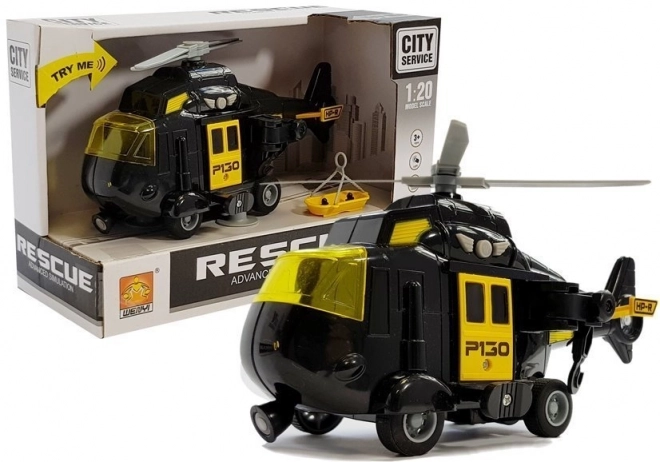 Rettungshubschrauber mit Sound und Licht