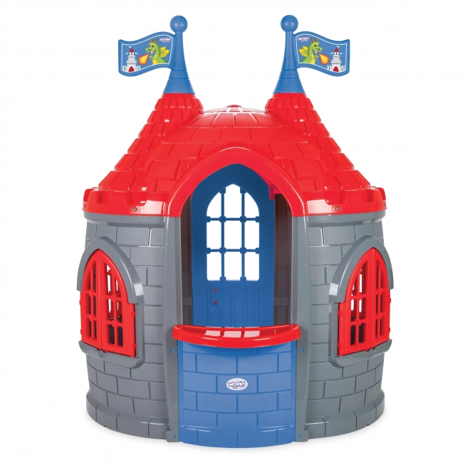 Schloss Spielhaus für Prinzessinnen und Ritter grau