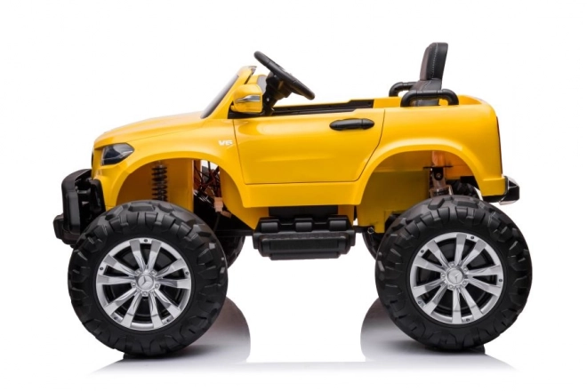 Elektrisches Kinderauto Mercedes DK-MT950 4x4 in Gold-Gelb