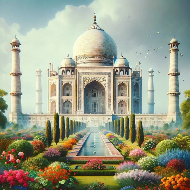 Puzzle Taj Mahal 1000 Teile