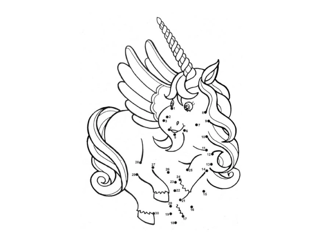 Beflügeltes Einhorn für geschickte Hände