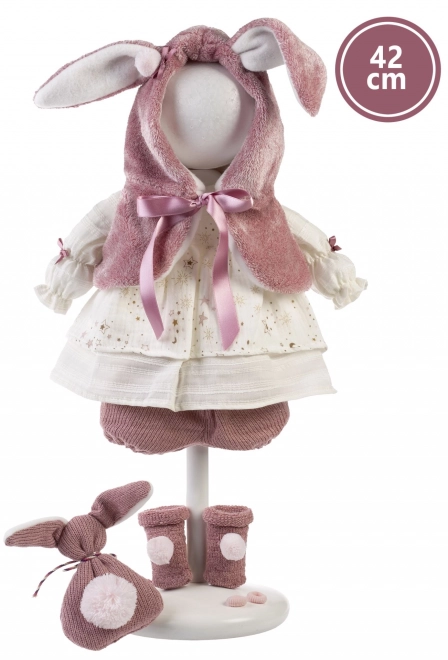 Realistische Babypuppe mit Geräuschen und weichem Körper - 42 cm