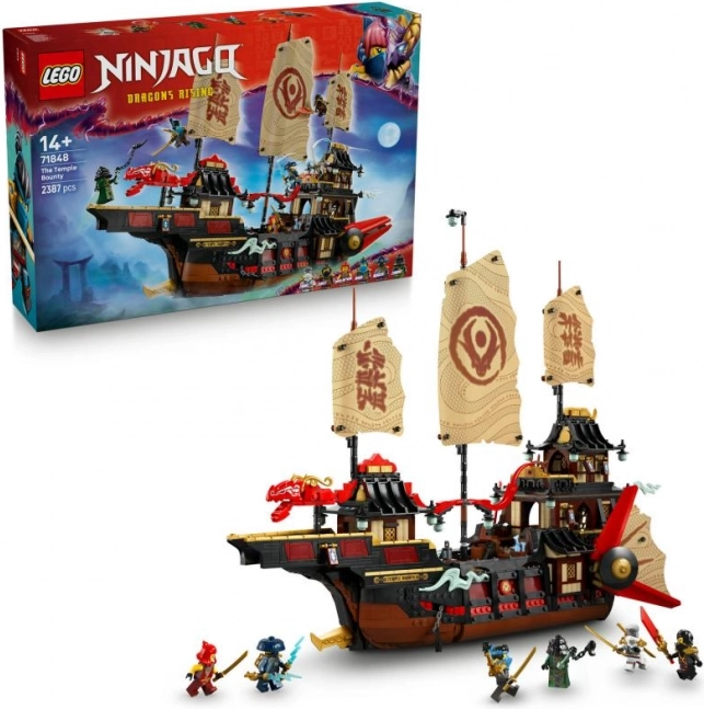 Tempelbelohnung - LEGO NINJAGO Schiff für Fans ab 14 Jahren