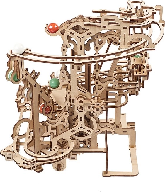 Kugelbahn mit Kettenantrieb von UGEARS