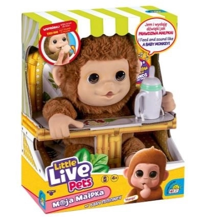 Interaktives Stofftier Little Live Pets Affe Mango