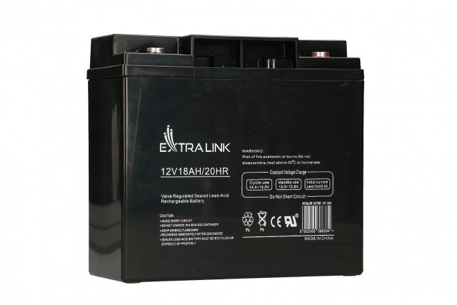 Extralink AGM Batterie 12V 18Ah