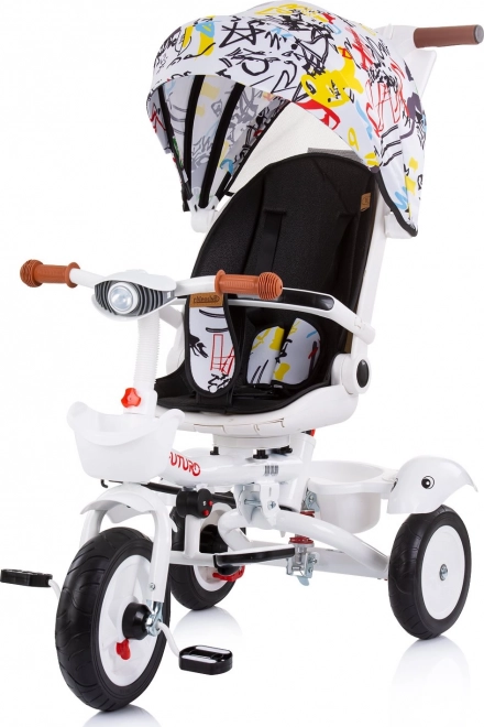 CHIPOLINO Dreirad mit Verdeck Futuro 2v1 Graffiti