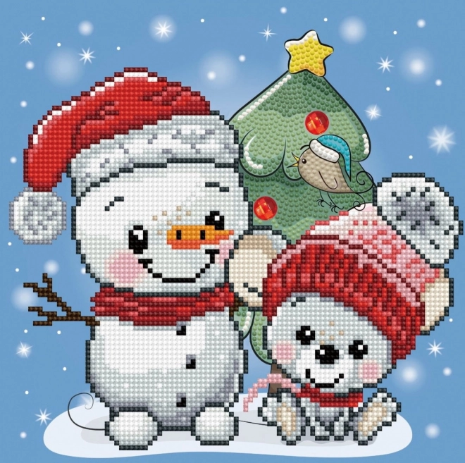 Diamond Dotz Set Weihnachten Kind