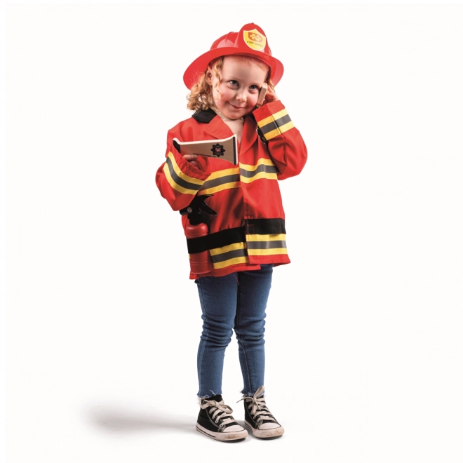 Bigjigs Toys Feuerwehrkostüm für Kinder