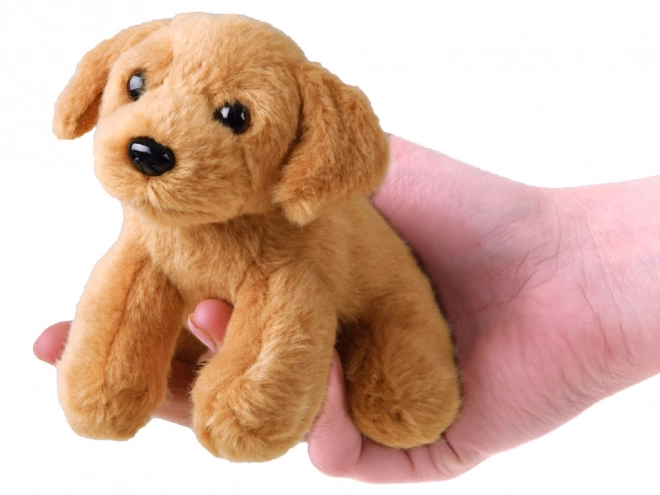 Plüschhund sitzend 13 cm