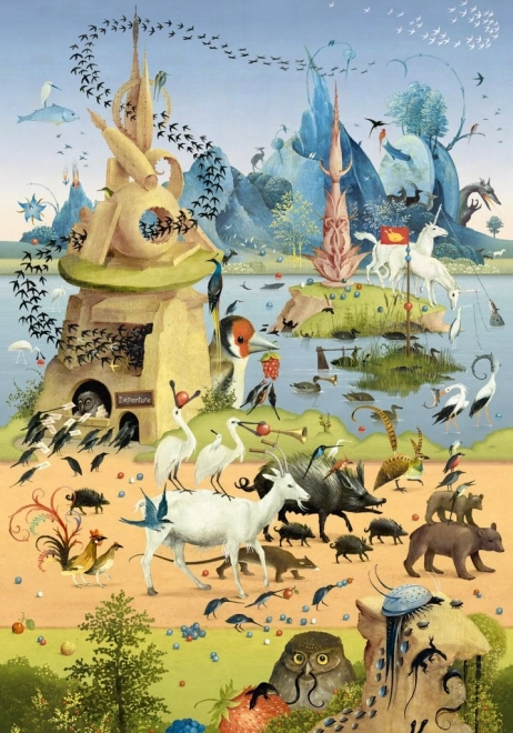 Puzzle HEYE Auf Ausflug: Hieronymus Bosch 500 Teile