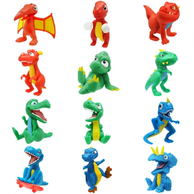 Slimy mit Dinosaurier