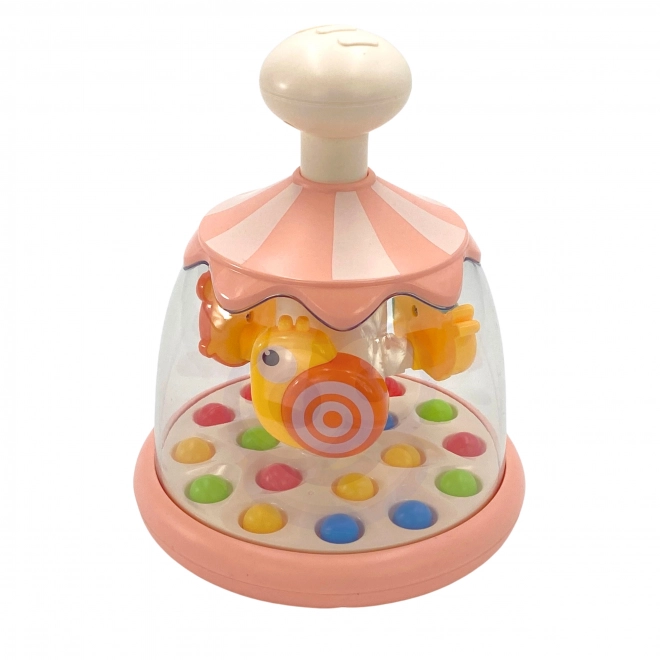 Woopie bunter Kreisel mit Tieren und Kugeln
