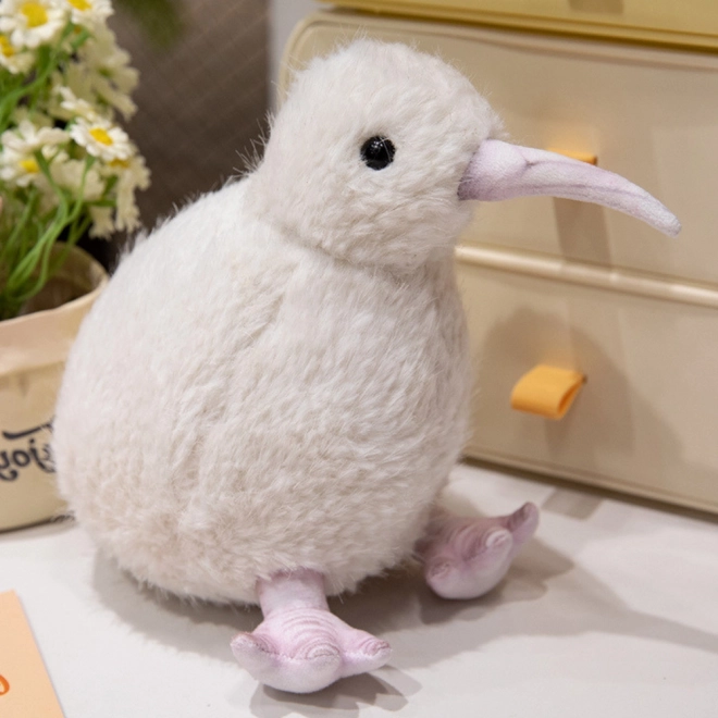 Kiwi Plüschvogel Kuscheltier Weiß 17cm
