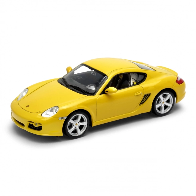 Welly Porsche Cayman S Modellauto Gelb