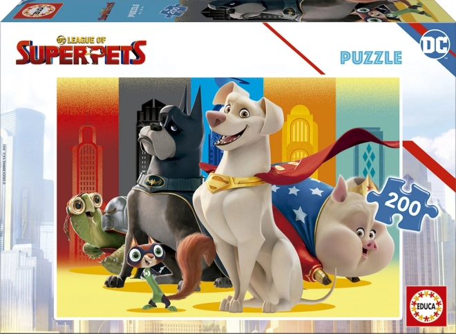 Puzzle DC Liga Superpets 200 Teile