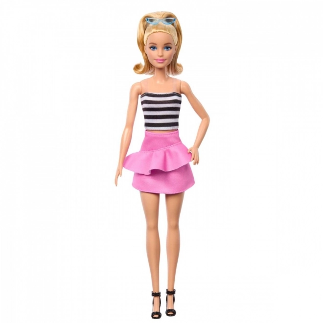 Barbie Modell - Rosa Rock und Gestreiftes Oberteil