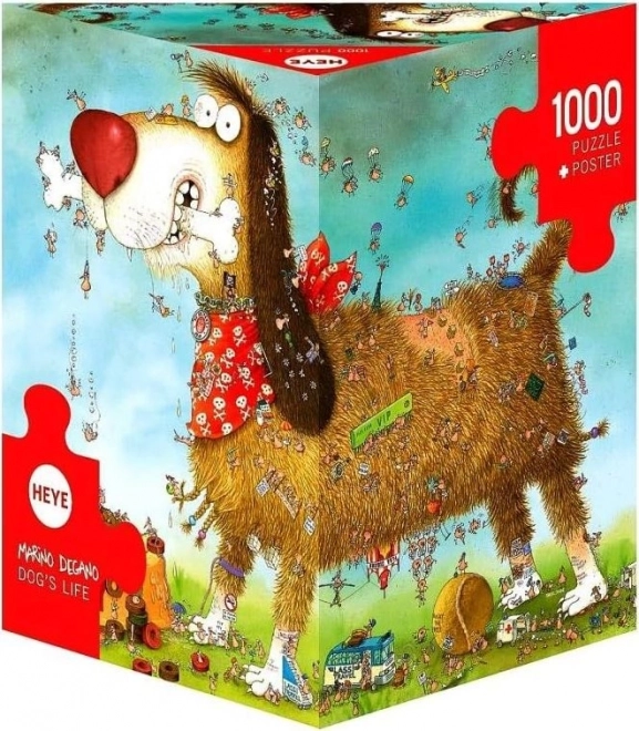 Heye Puzzle Hunde Leben 1000 Teile