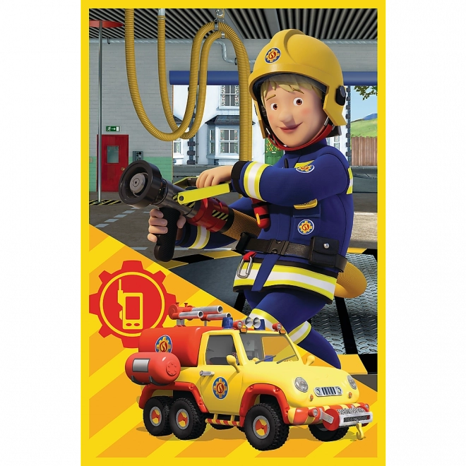 Puzzle 3x50 Feuerwehrmann Sam – Feuerwache-Team