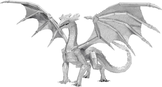 METAL EARTH 3D Puzzle Premium Series: Stahl-Drache