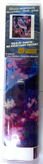 Norimpex Diamantmalerei Nachtvogel 30x40 cm