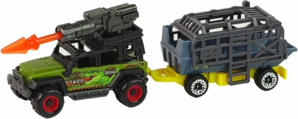 Actionreicher Geländewagen mit Raketenwerfer