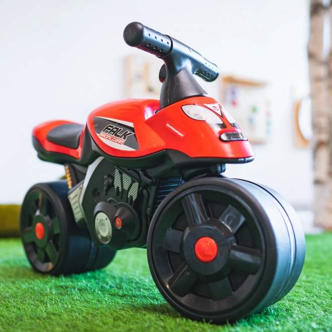 Falk Kinderfahrzeug Rennen Rot Breite Räder