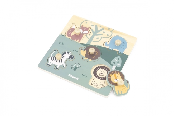 Polar B Puzzle mit Griffen