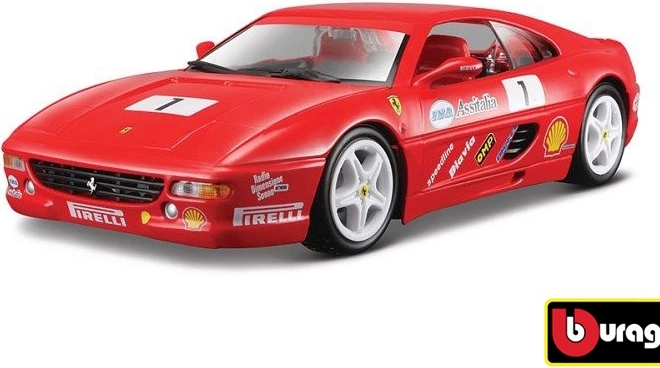 Metallmodell Ferrari F355 Challenge von Bburago im Maßstab 1:24
