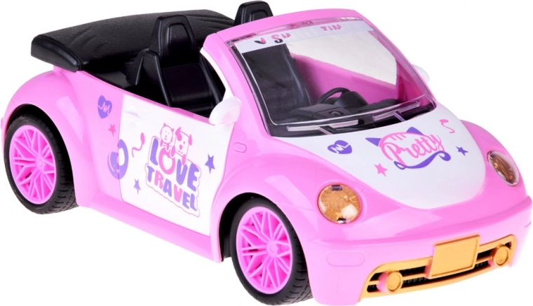 Stilvolles rosafarbenes Design für Puppen