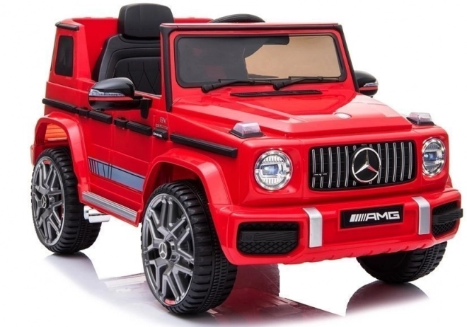 Roter Mercedes G63 AMG Kinder Elektroauto